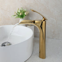 Elegante Gouden Watervalkraan