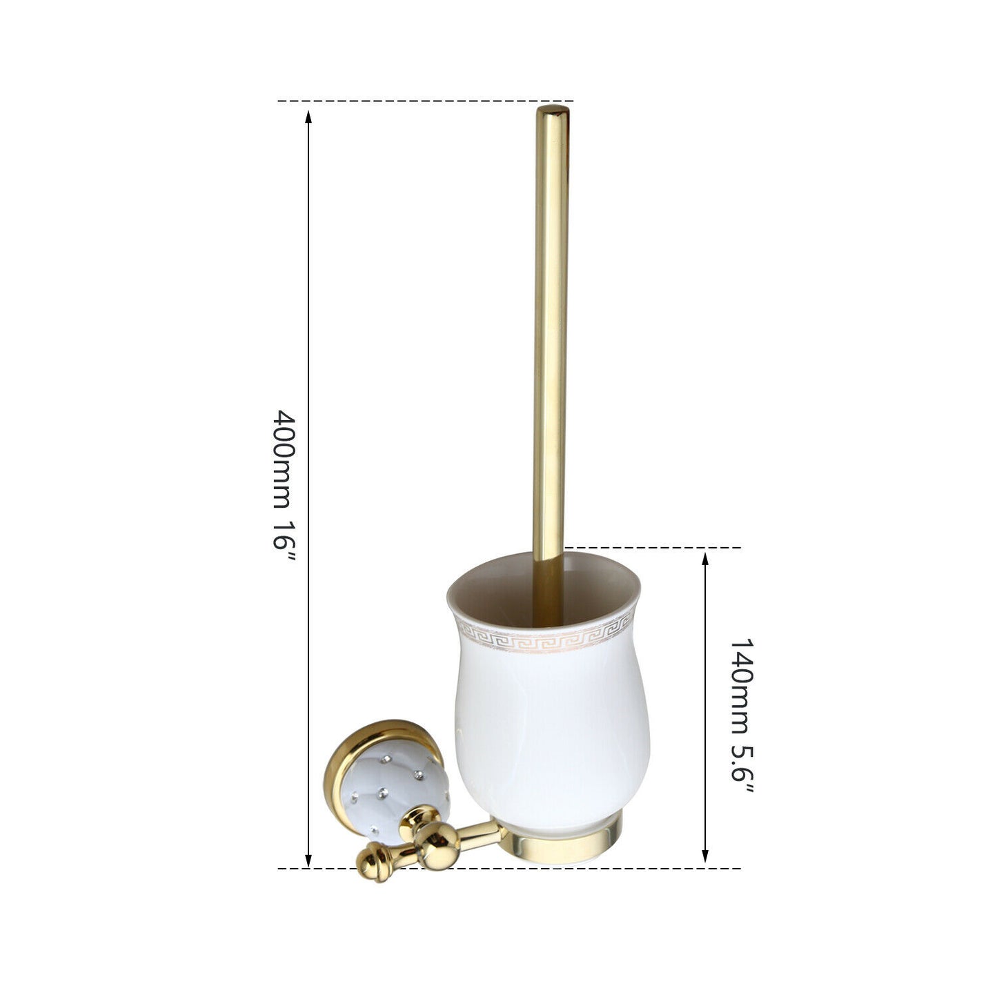 Gouden badkamer accessoire set