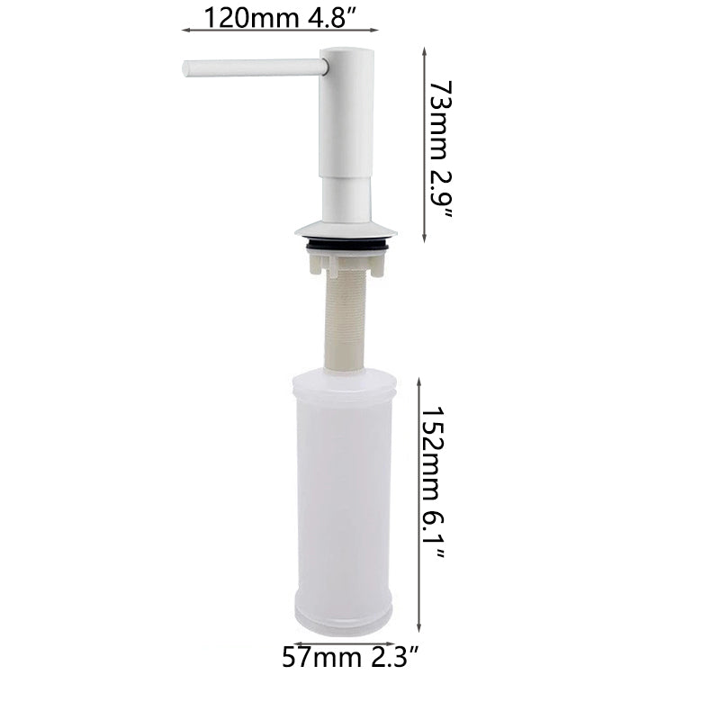 Inbouw Zeepdispenser Wit 350ml