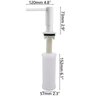 Inbouw Zeepdispenser Wit 350ml