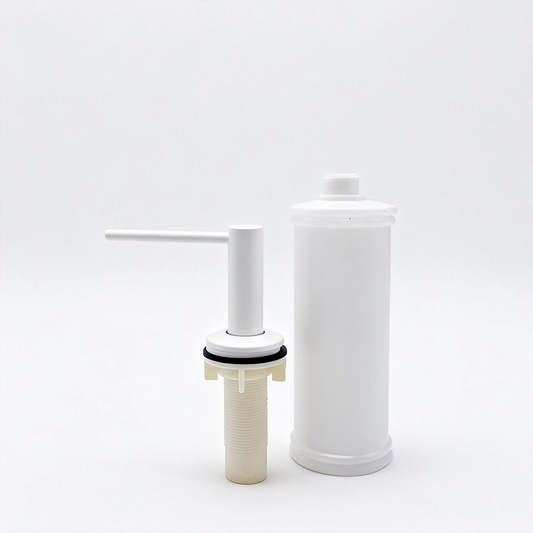 Inbouw Zeepdispenser Wit 350ml