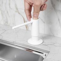 Inbouw Zeepdispenser Wit 350ml
