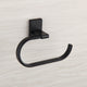 Black toilet paper holder